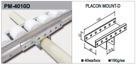 Úchyt valčekové trate typ PM-4010D