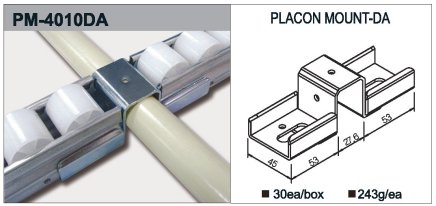 Úchyt valčekové trate typ PM-4010DA