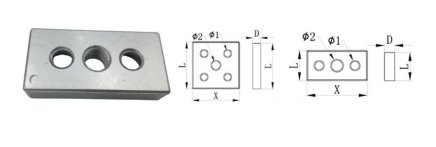 Príruba pre profily KFD-4080